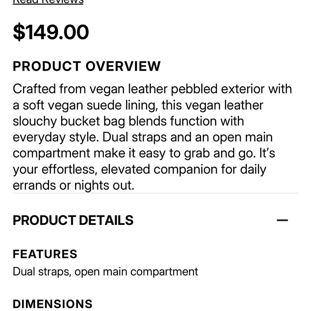 Vegan Tan Leather Tote Bag - Picture 5 of 5